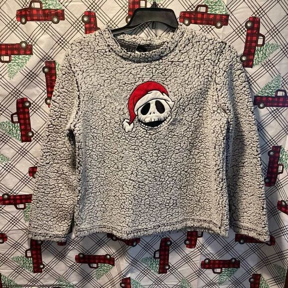 Nightmare before Christmas all over Sherpa size medium - Picture 1 of 3